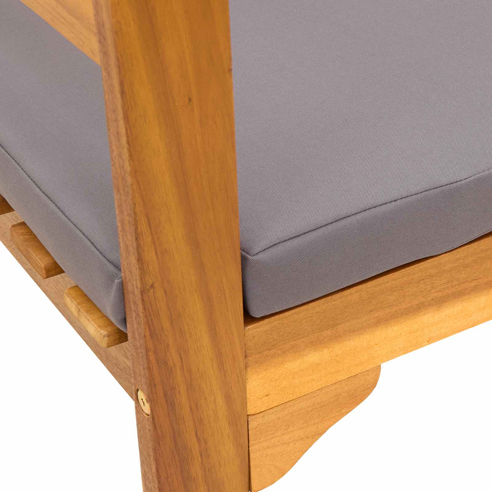 Rosenbank Natur 157 x 46 x 82,5 cm Massivholz Akazie
