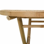 Gartentisch Natur 80 x 70 cm Bambus