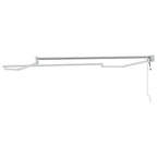 Elektrisches Markisenrahmen Weiß 3 x 2 m Aluminium