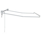 Elektrisches Markisenrahmen Weiß 3 x 2 m Aluminium