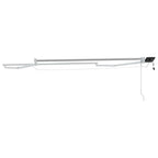 Elektrisches Markisenrahmen Weiß 2,5 x 2 m Aluminium