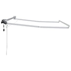 Elektrisches Markisenrahmen Weiß 3,5 x 2 m Aluminium