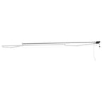 Elektrisches Markisenrahmen Weiß 4 x 2 m Aluminium