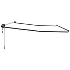 Elektrisches Markisenrahmen Anthrazit 4 x 2 m Aluminium