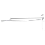 Elektrisches Markisenrahmen Weiß 3,5 x 2 m Aluminium