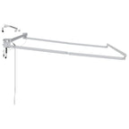 Elektrisches Markisenrahmen Weiß 3,5 x 2 m Aluminium