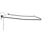 Elektrisches Markisenrahmen Anthrazit 4 x 2 m Aluminium
