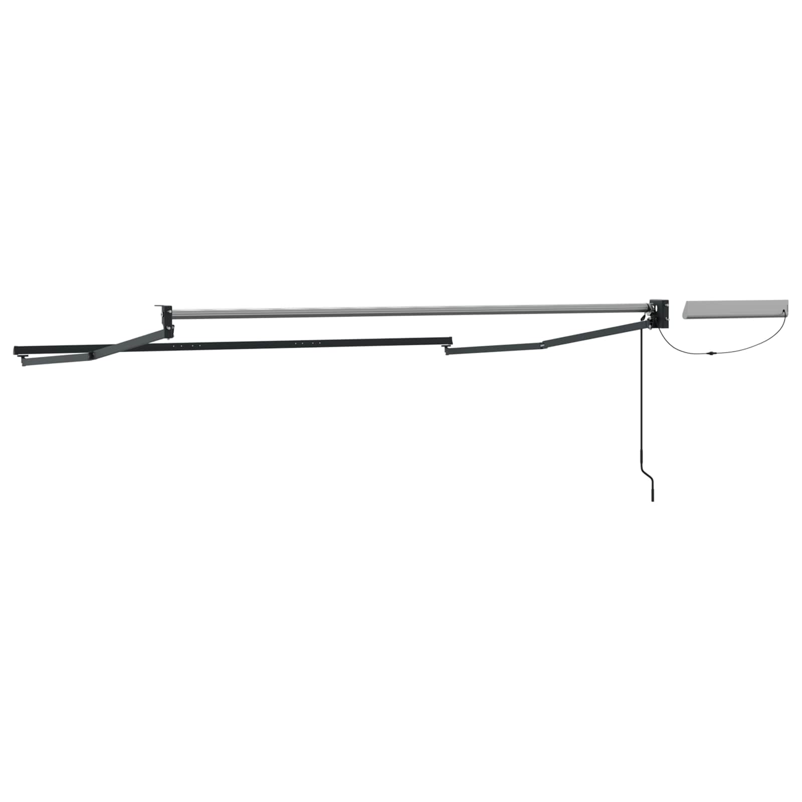 Elektrisches Markisenrahmen Anthrazit 3,5 x 2,5 m Stahl