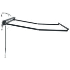 Elektrische Markisenrahmen mit LEDs Anthrazit 3,5 x 2 m