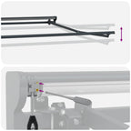Elektrisches Markisenrahmen Anthrazit 4 x 3 m Stahl