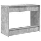 Bett-Schreibtisch Betongrau Holzwerkstoff 100 x 45 x 75 cm