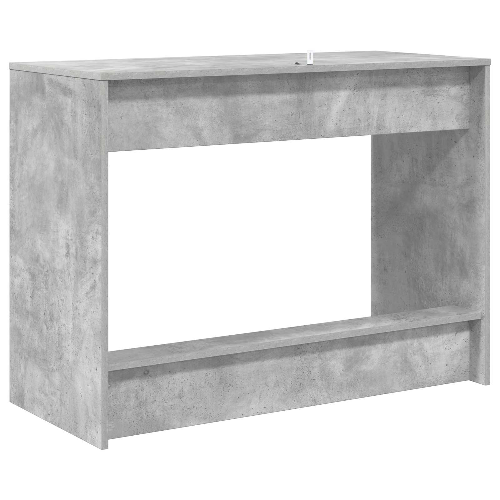 Bett-Schreibtisch Betongrau Holzwerkstoff 100 x 45 x 75 cm