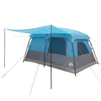 Familienzelt Blau 420 x 305 x 200 cm Polyester und Stahl