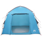 Hütten-Zelt mit Dach Blau 210 x 210 x 138 cm Polyester