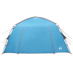 Hütten-Zelt mit Dach Blau 300 x 210 x 156 cm Polyester