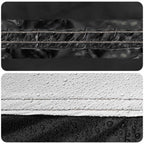 Hütten-Zelt mit Dach Weiß Blackout 400 x 210 x 180 cm Polyester