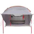 Autozelt Grau und Orange 239 x 210 x 210 cm Polyester und Stahl