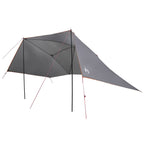 Autozelt Grau und Orange 308 x 215 x 220 cm Polyester und Stahl