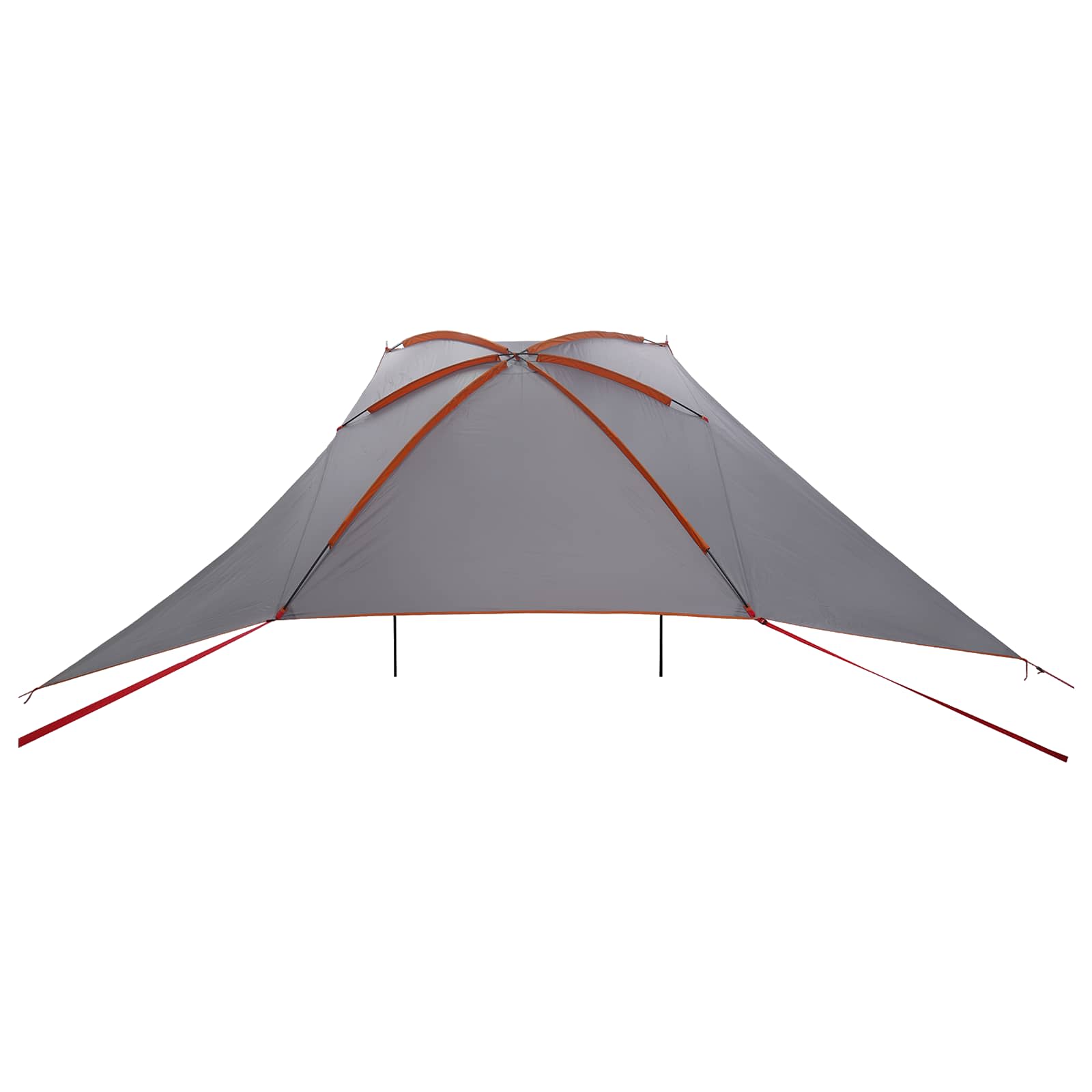 Autozelt Grau und Orange 308 x 215 x 220 cm Polyester und Stahl