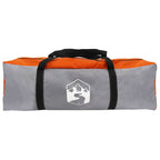 Fahrzeugmarkise mit Dach Grau und Orange 518 x 580 x 215 cm