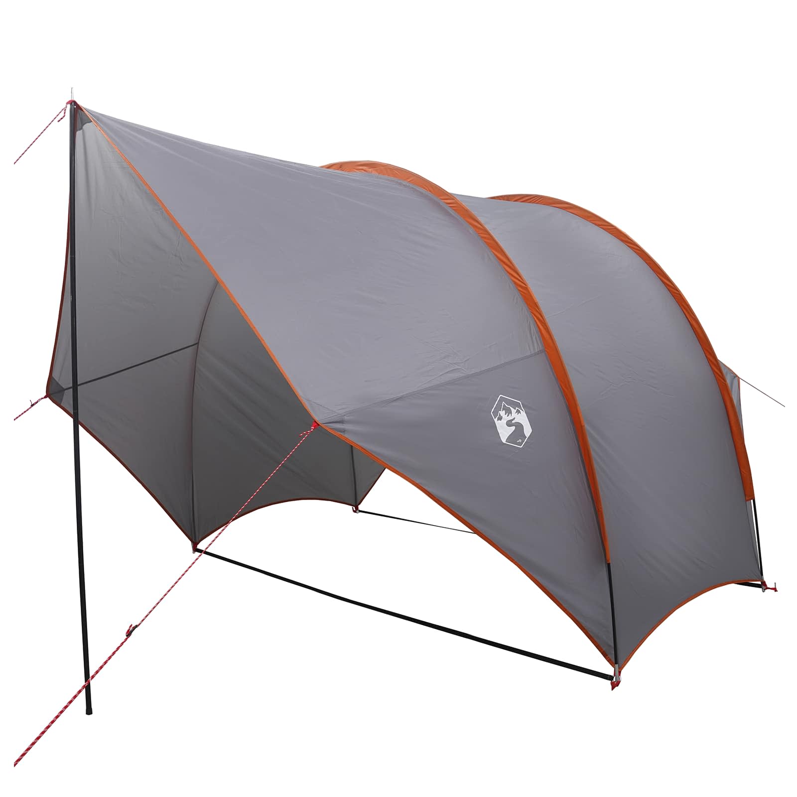 Heck-Awnings wasserfest Grau und Orange 405 x 280 x 220 cm