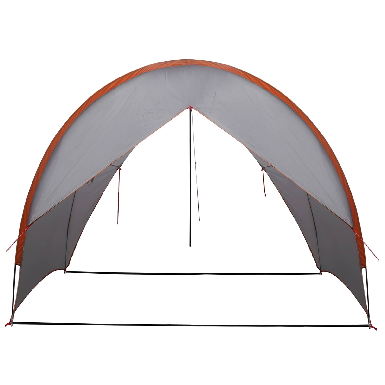 Heck-Awnings wasserfest Grau und Orange 405 x 280 x 220 cm