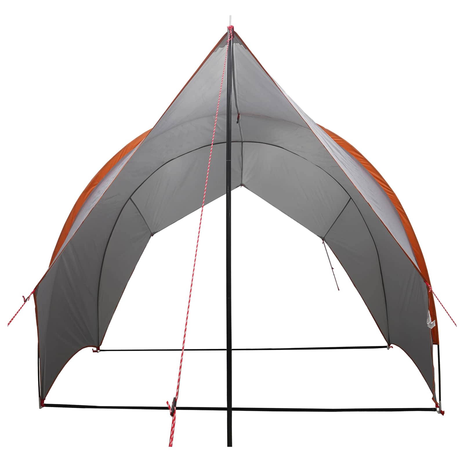 Heck-Awnings wasserfest Grau und Orange 405 x 280 x 220 cm