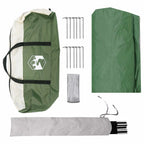 Camping Tarp Wasserfest Grün 550 x 400 x 230 cm