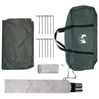 Camping Tarp Wasserfest Olivegrün 550 x 400 x 230 cm