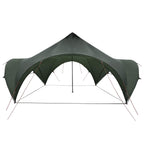 Party-Zelt Armeegrün 500 x 500 x 350 cm Polyester und Stahl