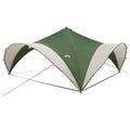 Party-Zelt mit Dach Grün 400 x 400 x 320 cm Polyester und Stahl