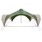 Party-Zelt mit Dach Grün 400 x 400 x 320 cm Polyester und Stahl