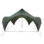 Party-Zelt Armeegrün 400 x 400 x 320 cm Polyester und Stahl