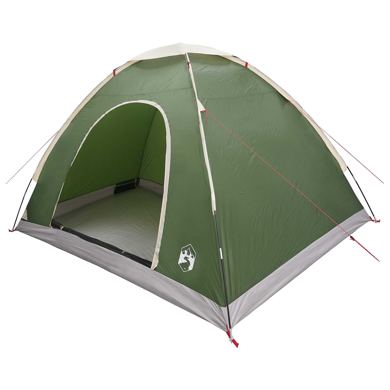 Campingzelt mit Dach mit Luftentlüftung Grün 275 x 215 x 125 cm