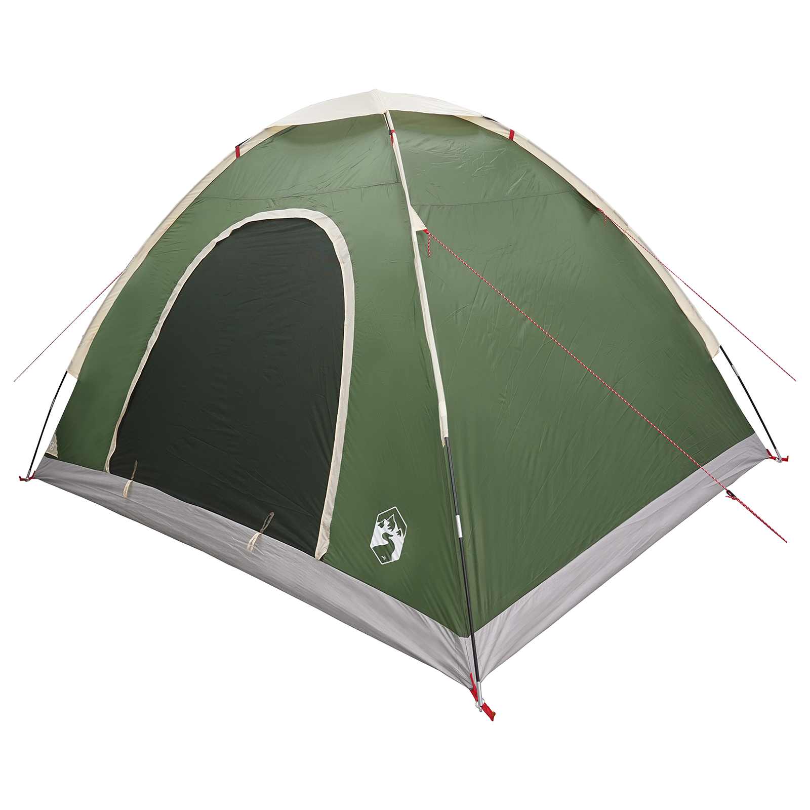 Campingzelt mit Dach mit Luftentlüftung Grün 275 x 215 x 125 cm