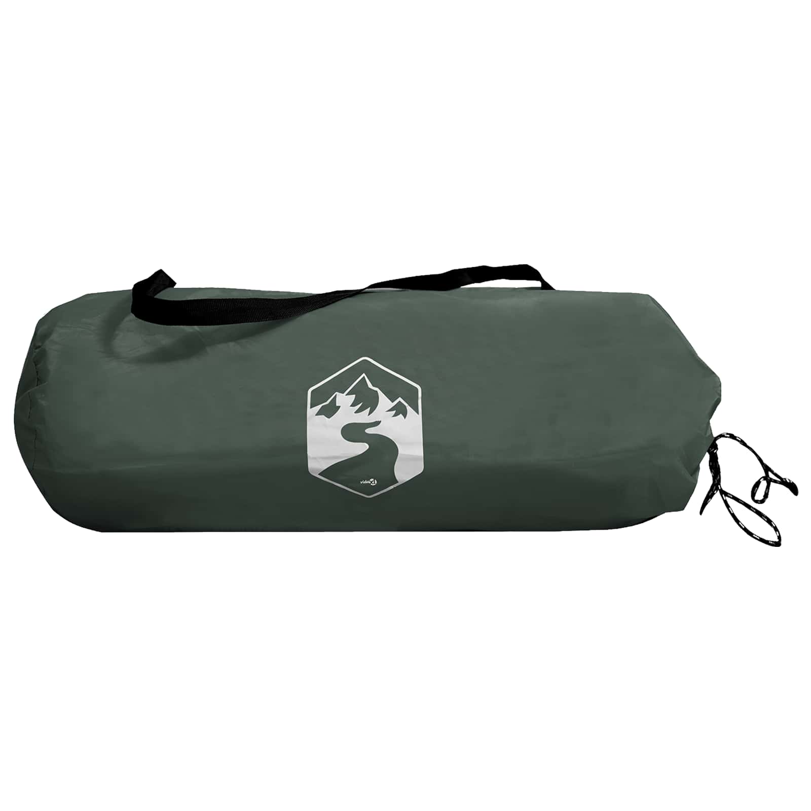 Campingzelt mit Dach Olivegrün 275 x 215 x 125 cm
