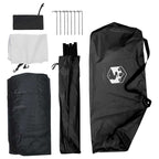 Campingzelt mit Dach Weiß Blackout 275 x 215 x 125 cm
