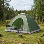 Campingzelt mit Dach mit Luftentlüftung Grün 335 x 275 x 180 cm