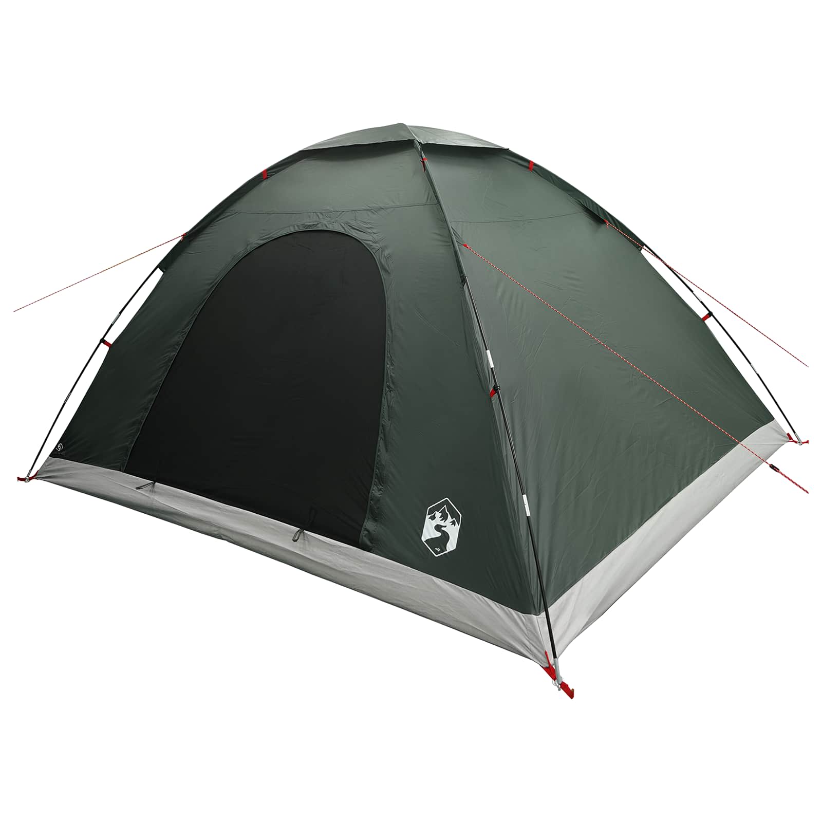 Campingzelt mit Dach Olivegrün 335 x 275 x 180 cm