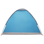 Campingzelt mit Dach Blau 2-Personen Polyester und Stahl