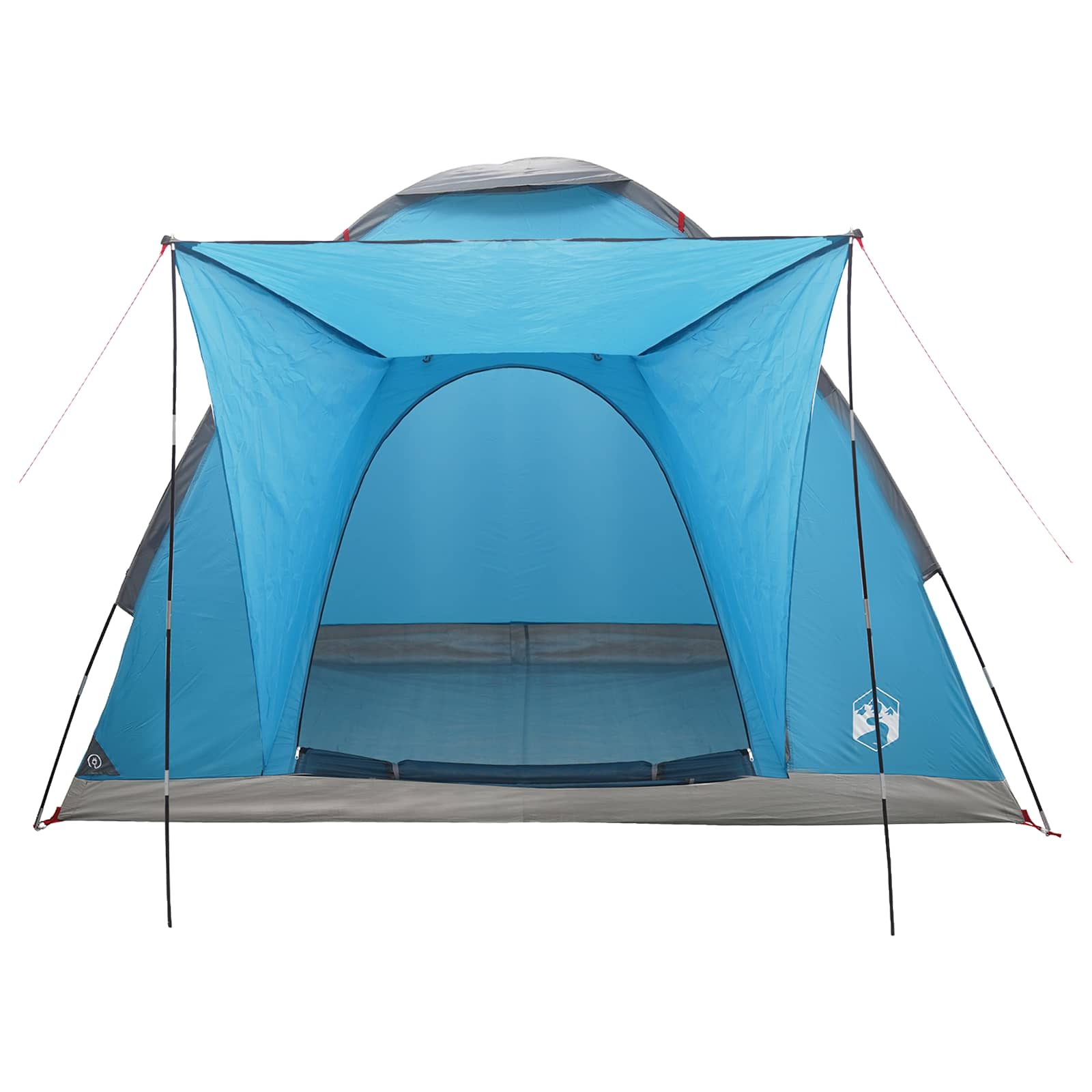 Campingzelt mit Dach Blau 2-Personen Polyester und Stahl