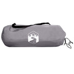 Campingzelt Grau und Orange 2-Personen Polyester und Stahl