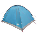 Campingzelt mit Dach Blau 4-Personen Polyester und Stahl