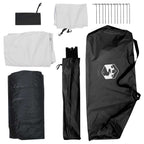 Campingzelt mit Dach Weiß Blackout 275 x 215 x 125 cm