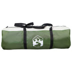 Tunnelzelt mit Dach Grün 10 Personen Polyester und Stahl