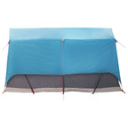 Tunnelzelt mit Dach Blau 10 Personen Polyester und Stahl