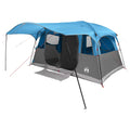 Tunnelzelt mit Dach Blau 366 x 244 x 198 cm Polyester und Stahl