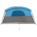 Tunnelzelt mit Dach Blau 366 x 244 x 198 cm Polyester und Stahl