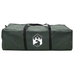 Tunnelzelt Olivegrün 366 x 244 x 198 cm Polyester und Stahl