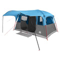 Tunnelzelt mit Dach Blau 427 x 305 x 205 cm Polyester und Stahl